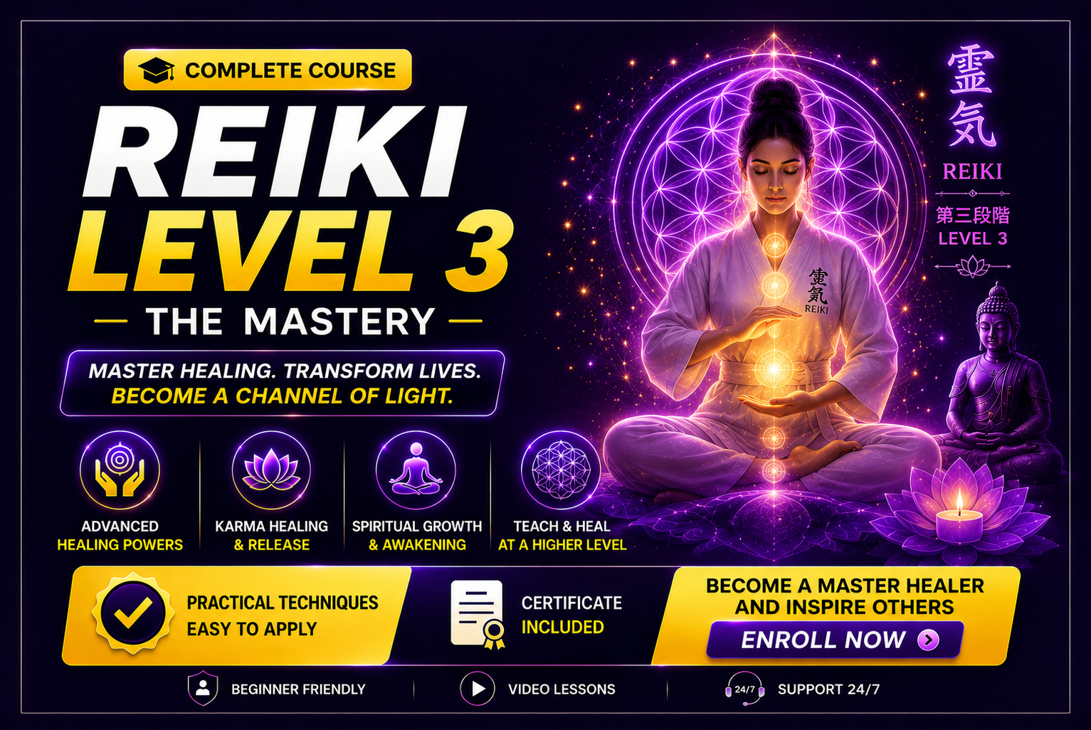 Reiki Level 3 - The Mastery